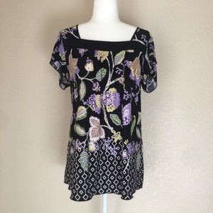 Notations Floral Geometric Long Top